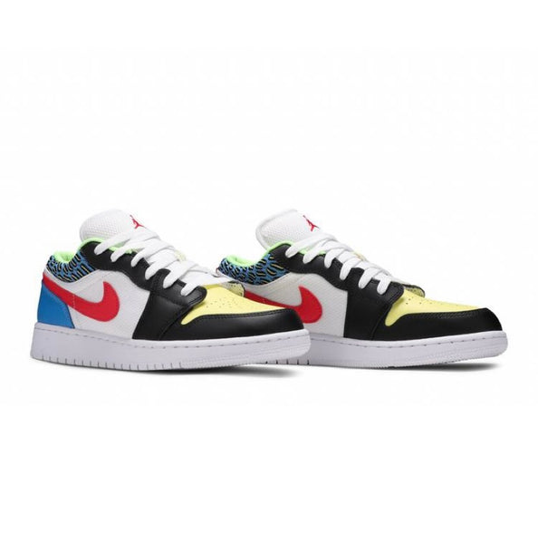 Air Jordan 1 Retro Low Funky Patterns Grade School