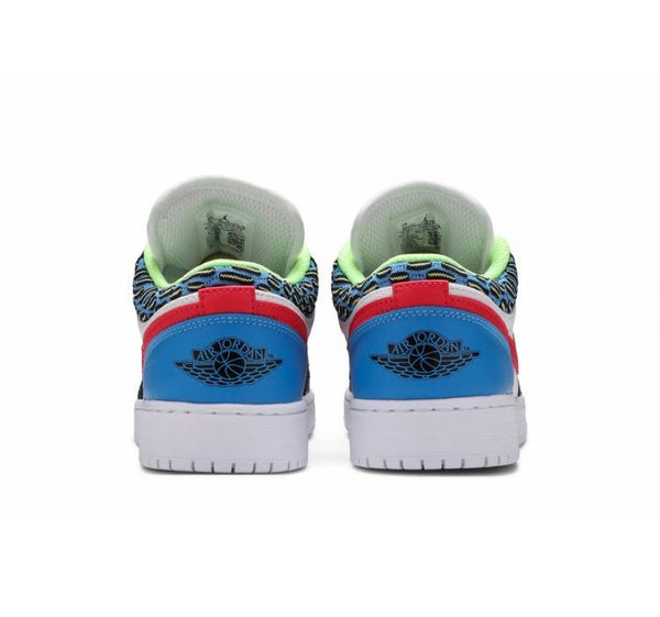 Air Jordan 1 Retro Low Funky Patterns Grade School